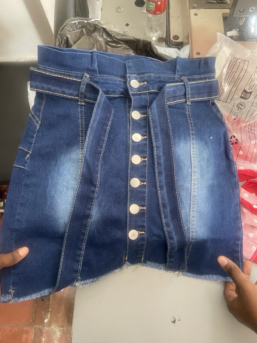 Casual Hip-Hugging Denim Skirt Cross-Border Women New European and American