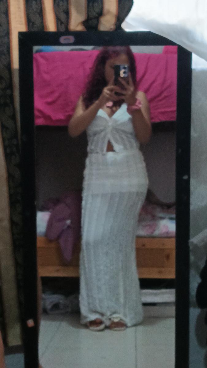 Mermaid Maxi Dress Set Women Elegant Charming Two‑Piece