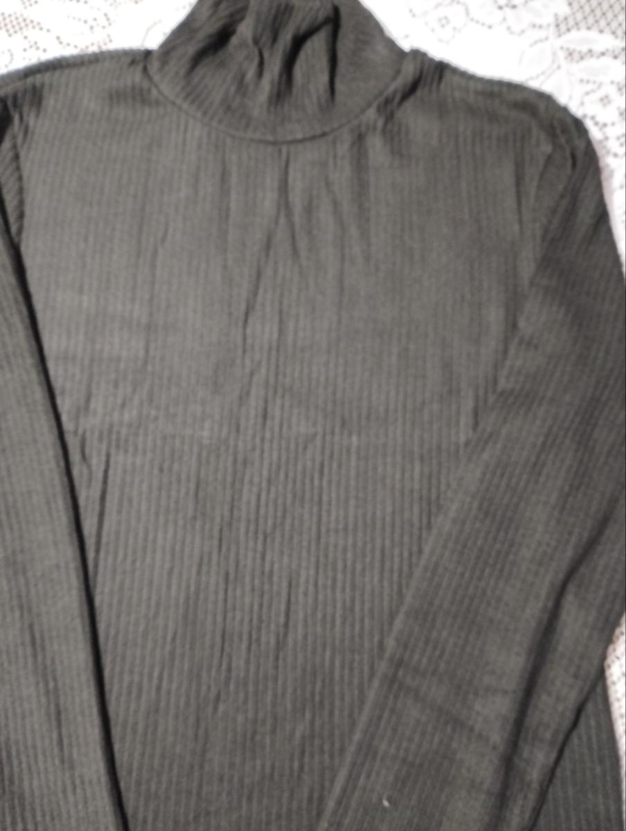 Men Long Sleeve Sweater Comfortable High Neck Knit Casual