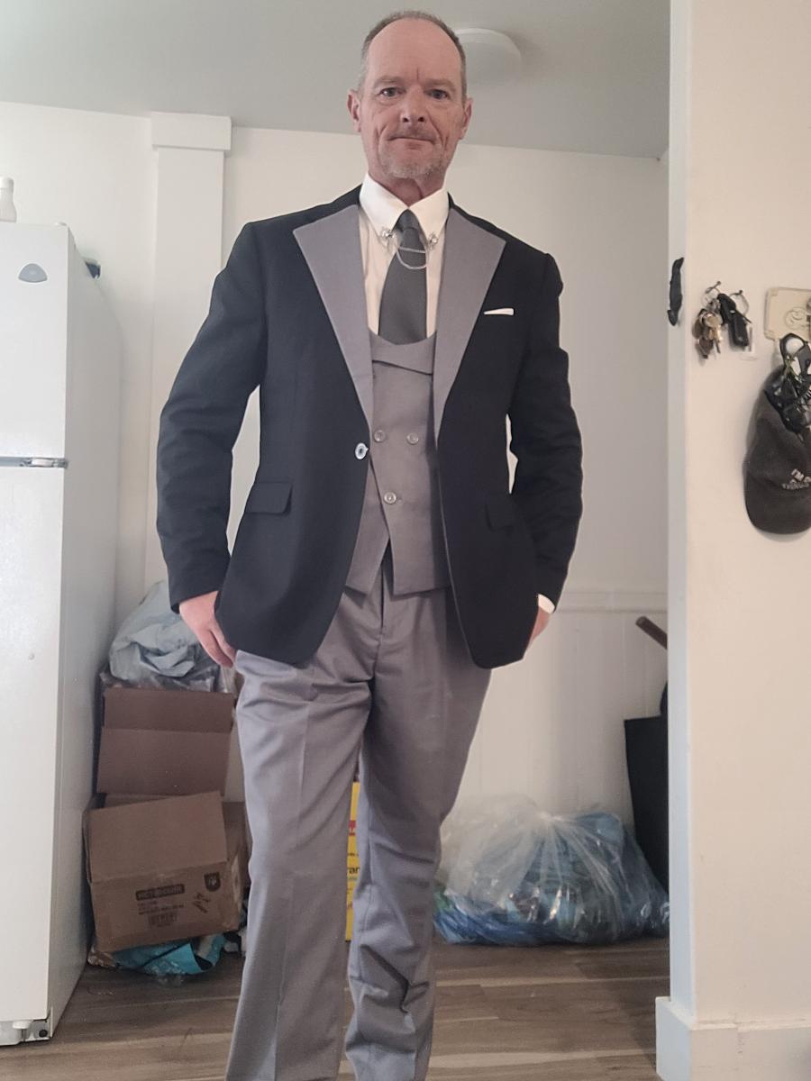 Men Luxury 3pcs Suit Set Classic Suit Vest and Pants