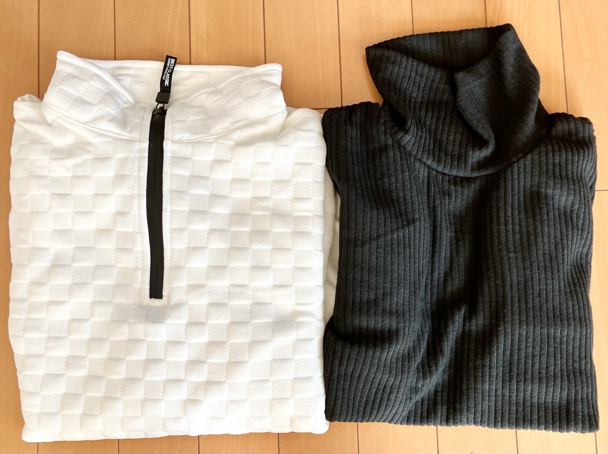 Men Long Sleeve Sweater Comfortable High Neck Knit Casual