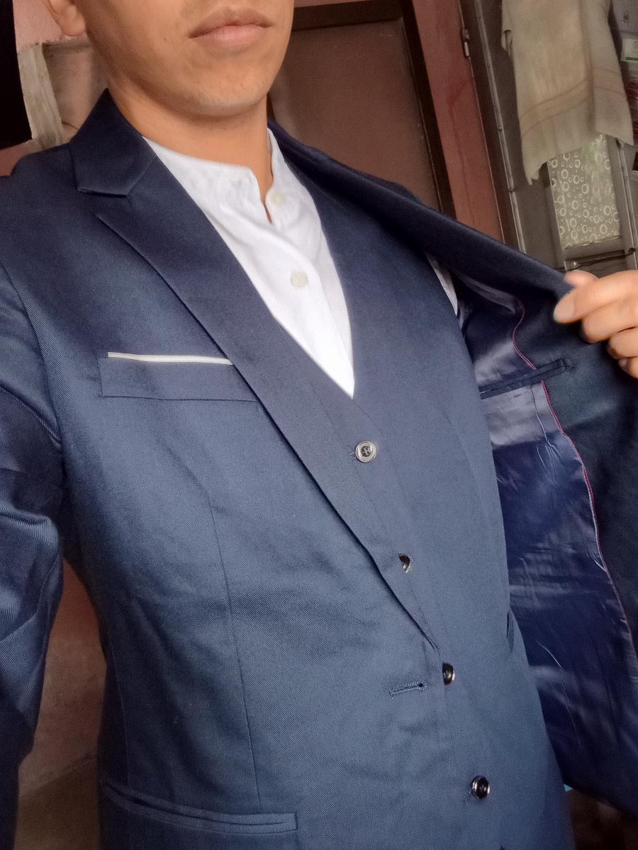 Men High-End Three-Piece Suit Set Big and Tall