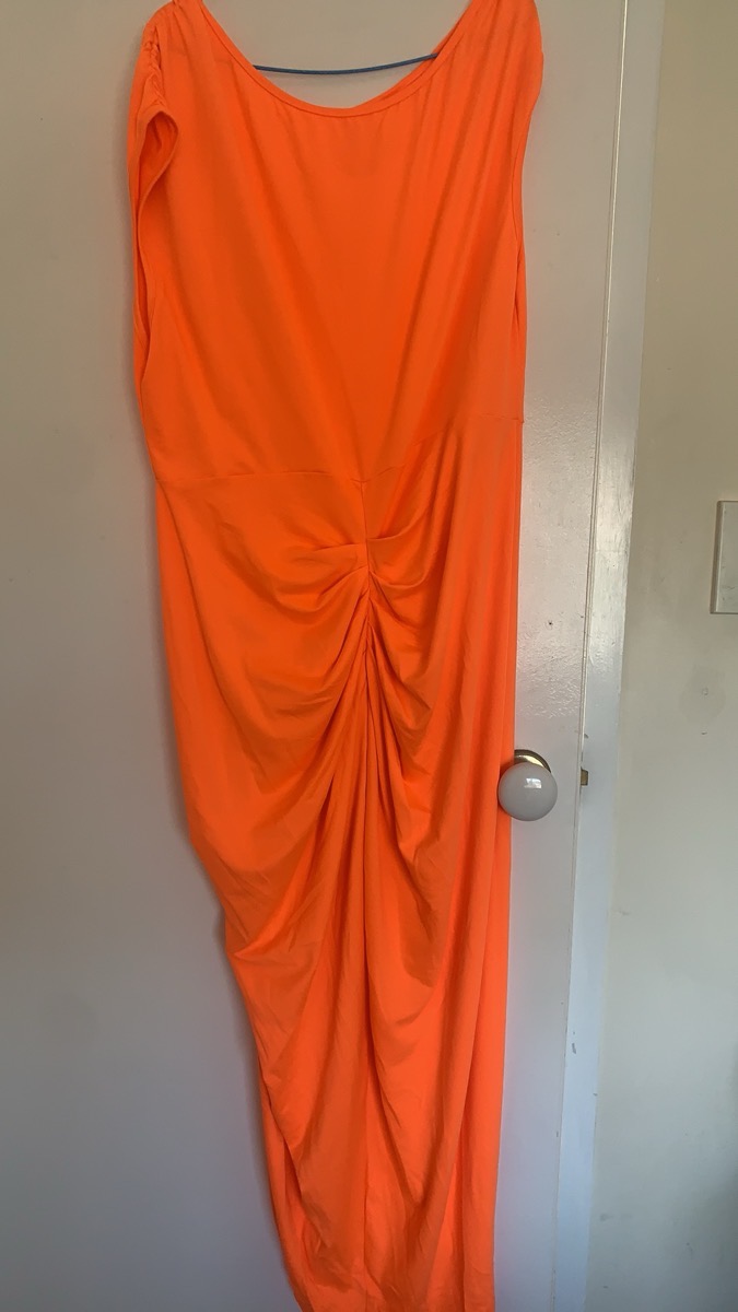Slim Fit Curve Maxi Dress Waist