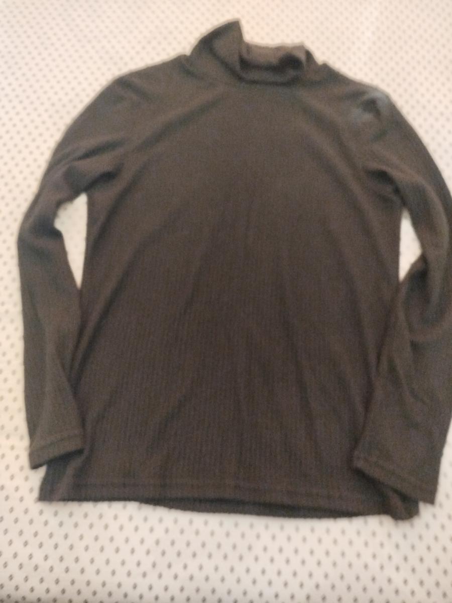 Men Long Sleeve Sweater Comfortable High Neck Knit Casual