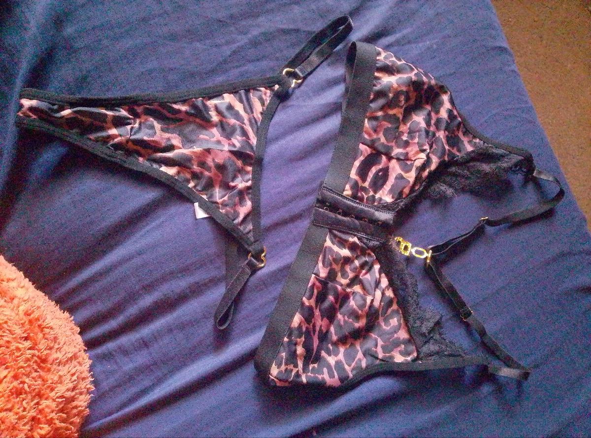 Leopard Breathable Bra and Panty Alluring Print Set