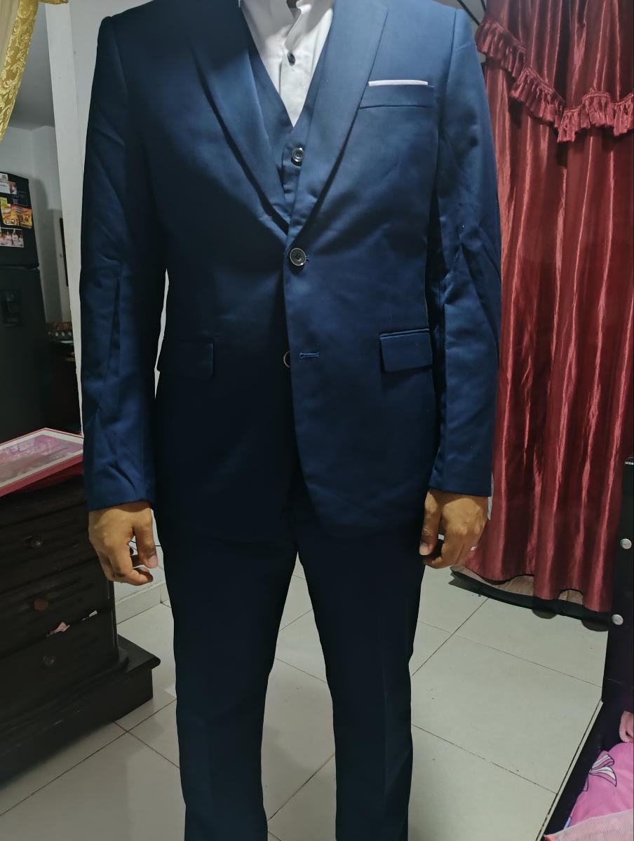 Men High-End Three-Piece Suit Set Big and Tall