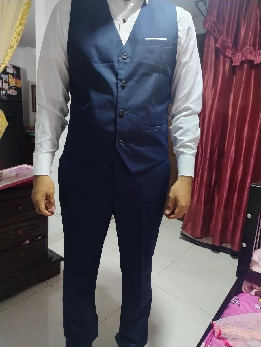 Men High-End Three-Piece Suit Set Big and Tall