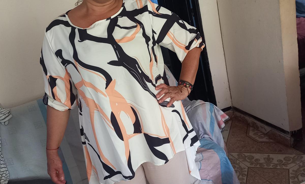 Plus Size Women Printed Blouse Casual Beautiful Elegant Summer Shirt