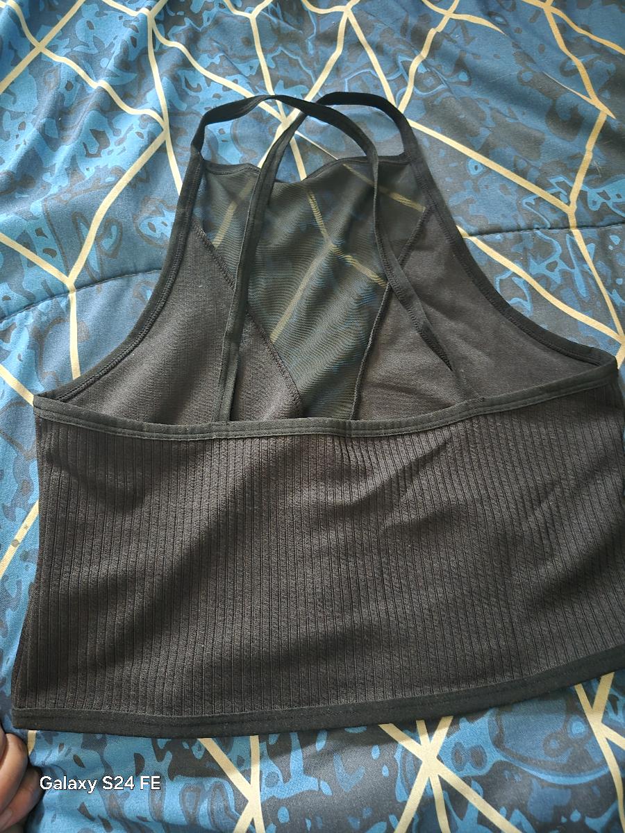 Mesh Tank Top Mesh Panel Camisole