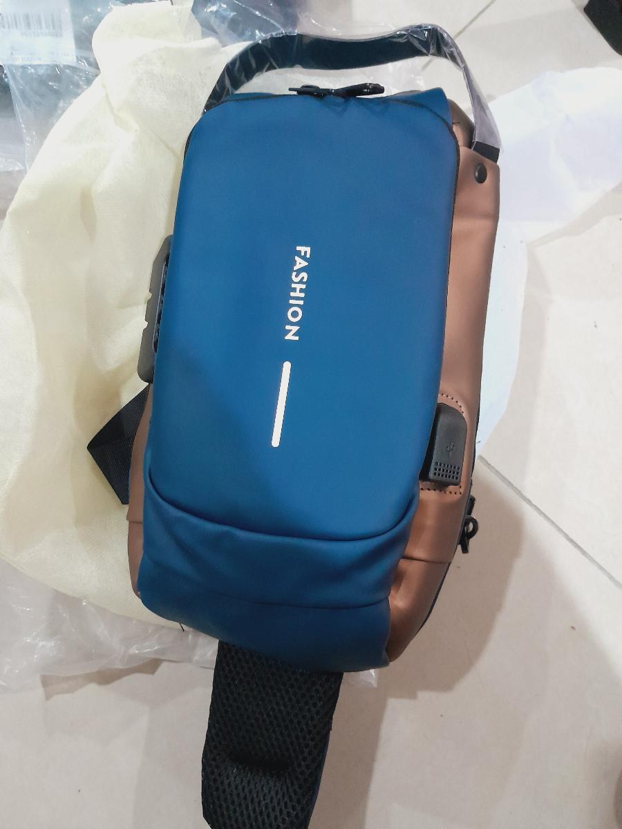 Anti-Theft Password Lock Chest Bag Men Amazing Durable Fabric