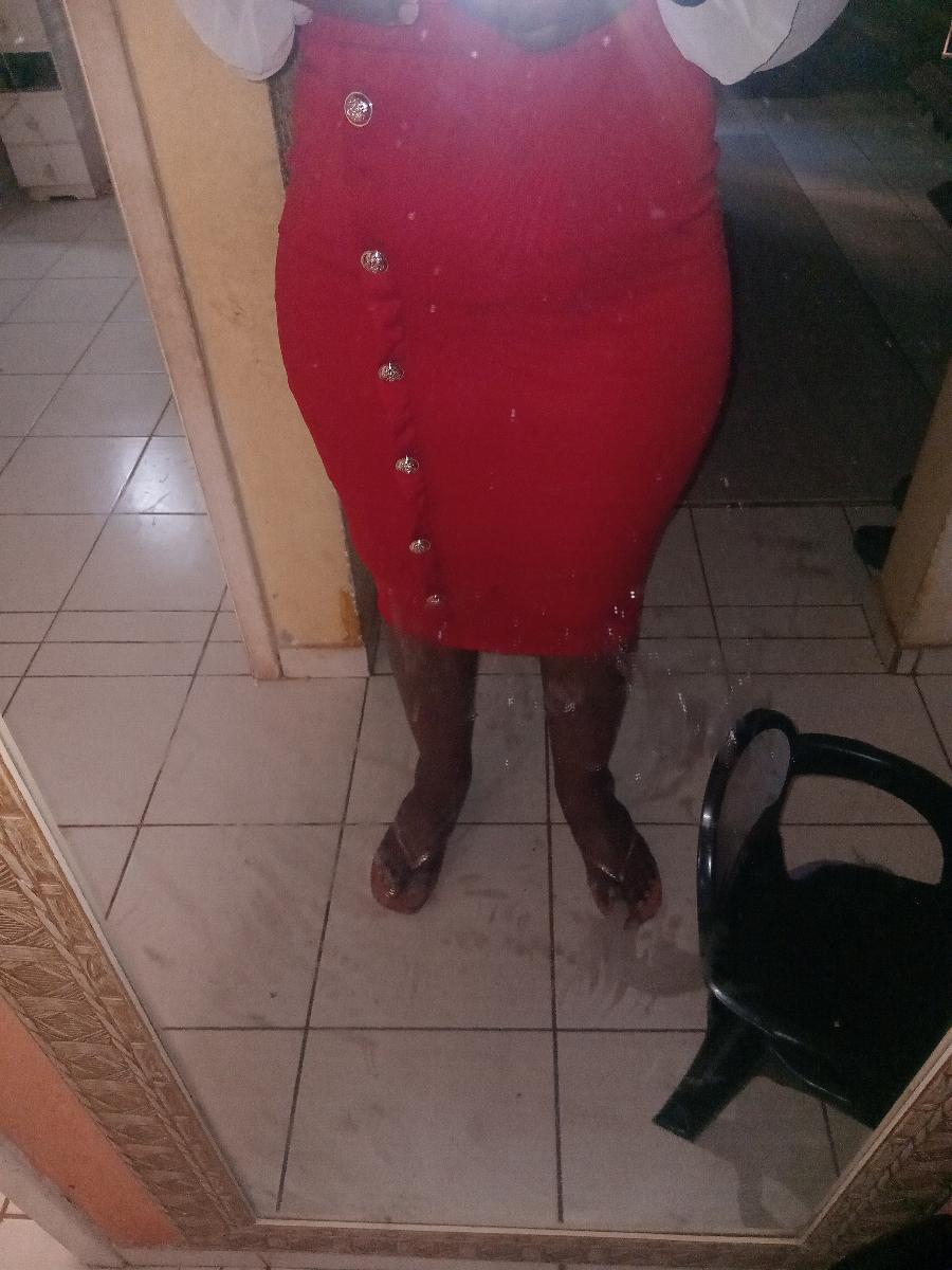 High-Waisted Pencil Skirt Slim Attractive Fit