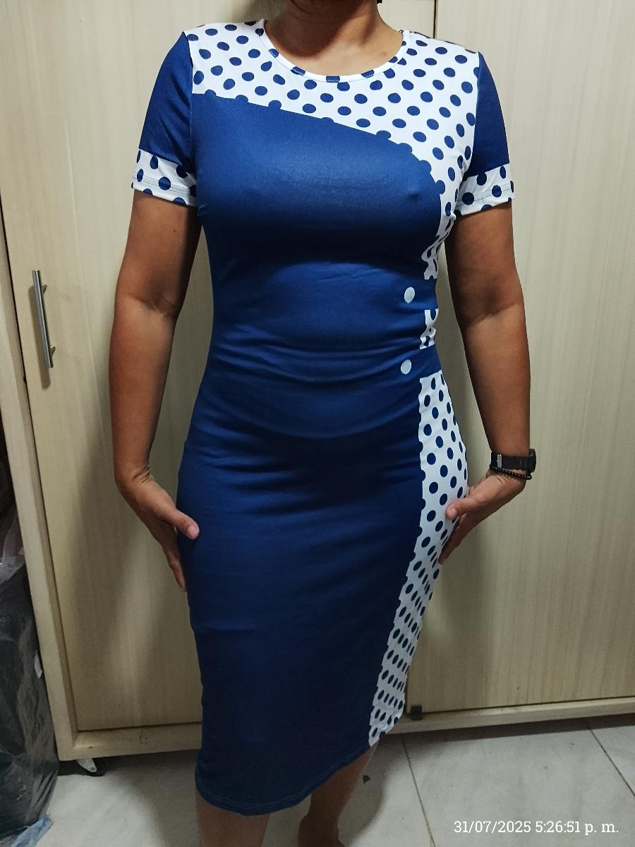 Office to Party Midi Dress Women Amazing Elegant Stretchy Bodycon Pencil Skirt