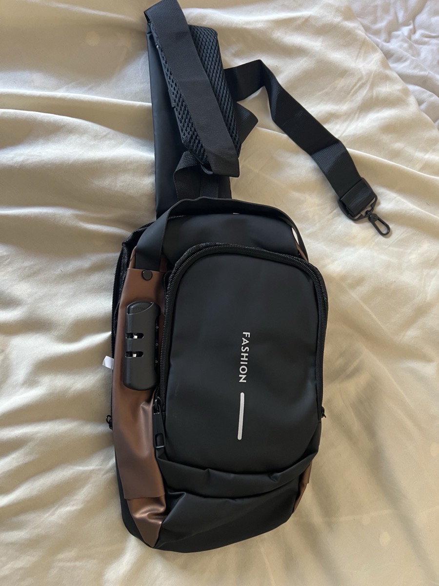 Anti-Theft Password Lock Chest Bag Men Amazing Durable Fabric