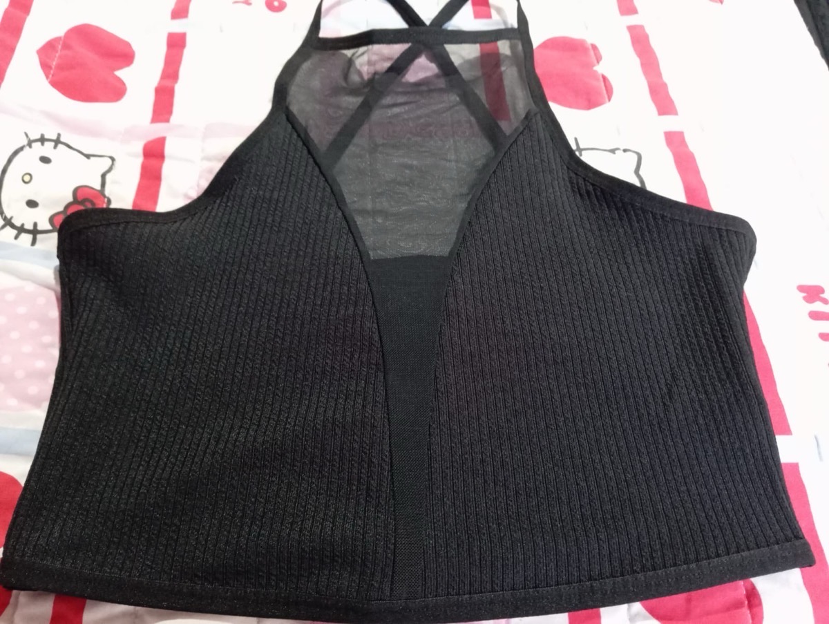 Mesh Tank Top Mesh Panel Camisole