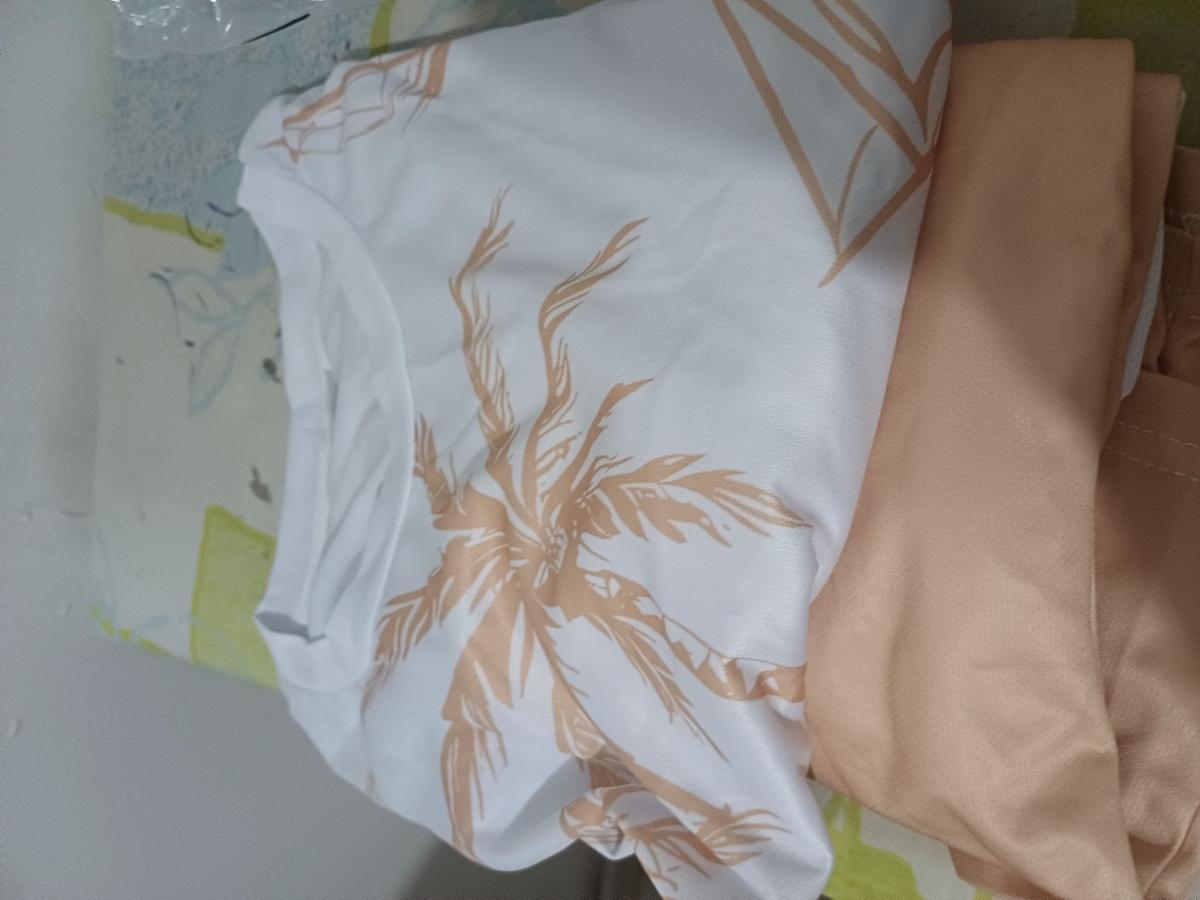 Hawaiian Print T-Shirt and Shorts Set of Two Casual Summer Outfits for Men