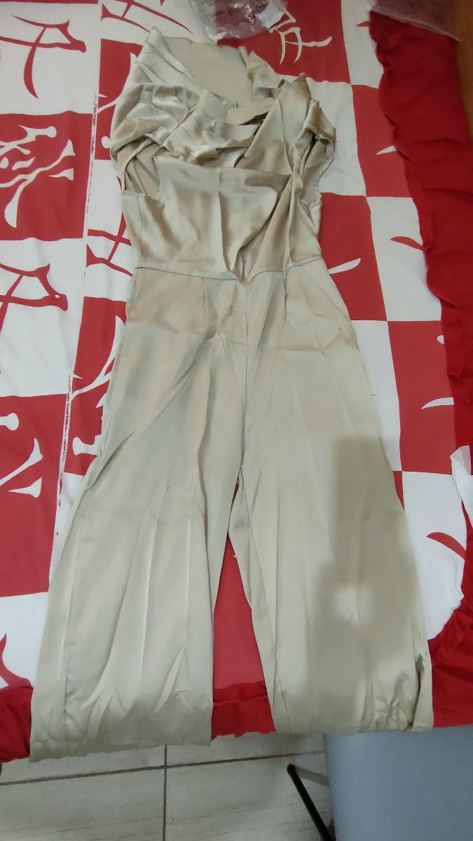 Sleeveless Wide-Leg Jumpsuit High-Waisted Elegant Charming Romper