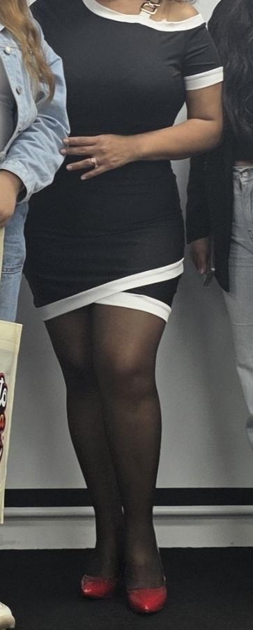 High-Low Neckline Mini Dress Women Beautiful Elegant Off-Shoulder