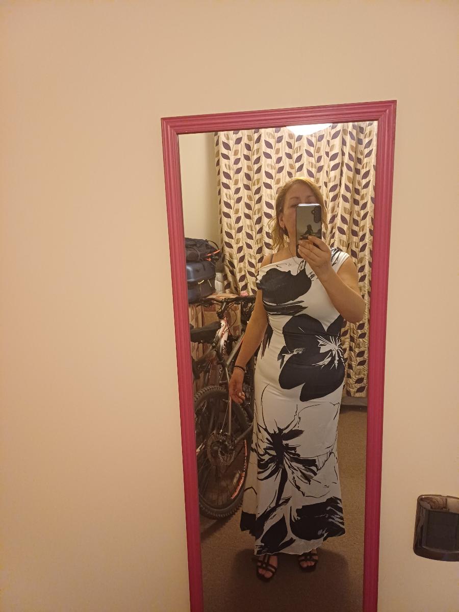 Floral Mermaid Maxi Dress Elegant Women Captivating Floral Print