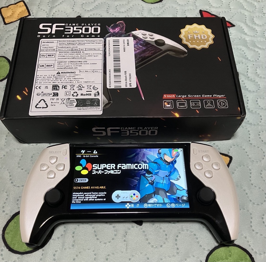 SF3000 Vintage Handheld Game Console – 3.5-Inch IPS Screen, Linux System and 64GB Storage photo review
