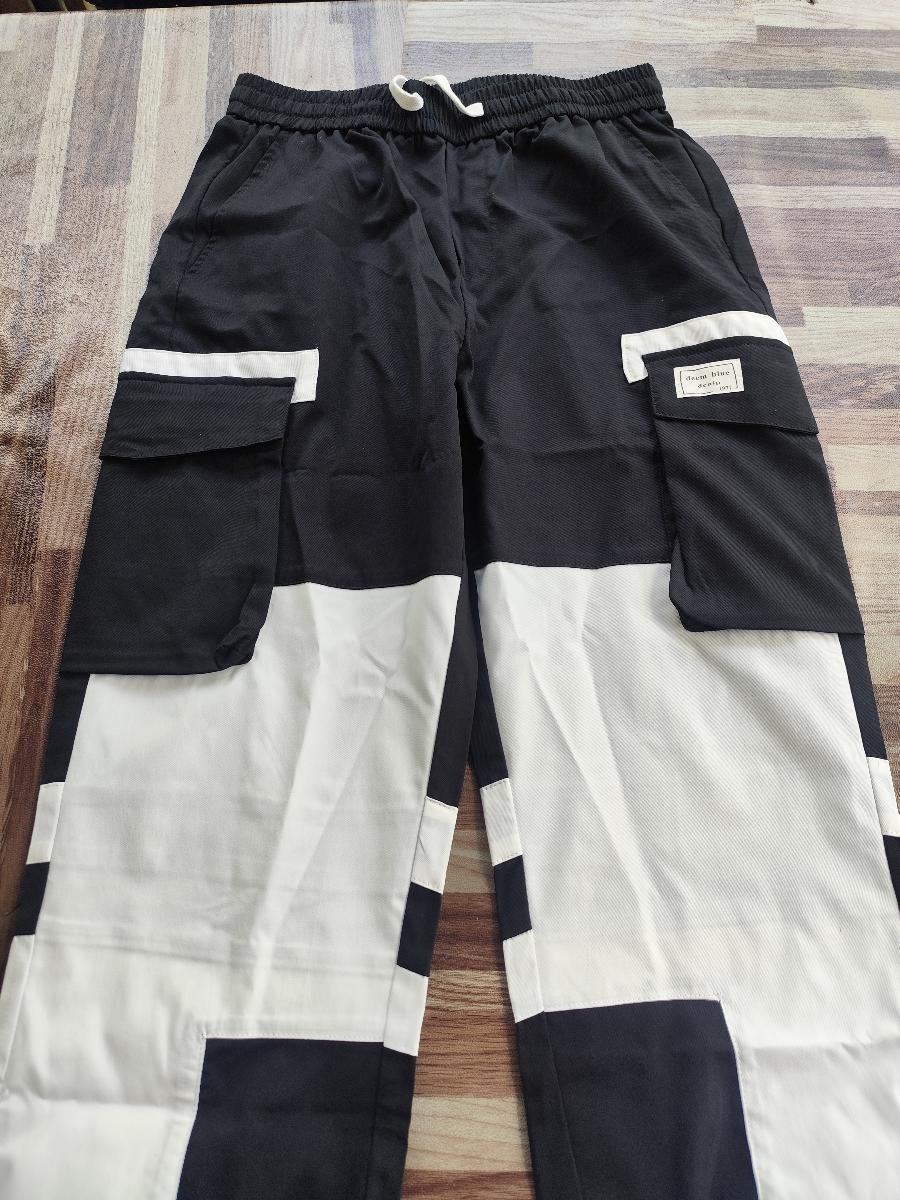 Multi-Pocket Men Cargo Pants Design Men Casual Mid-Waist Joggers