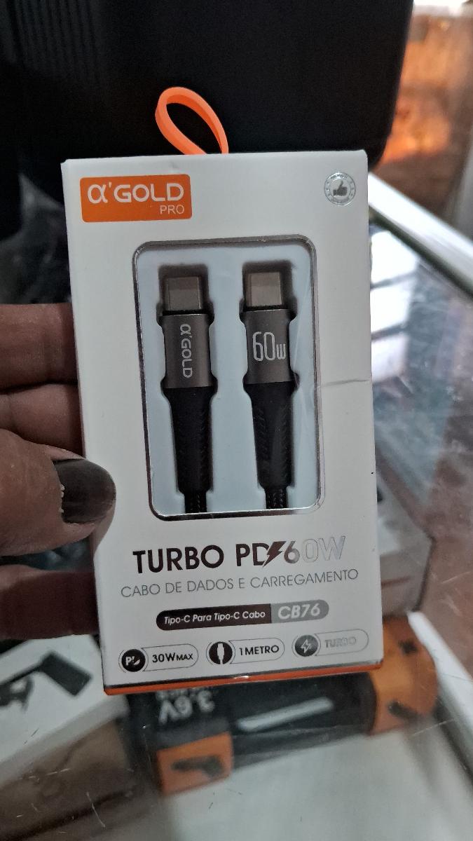 Cabo estendido em 2 metros com embalagem original A'GOLD