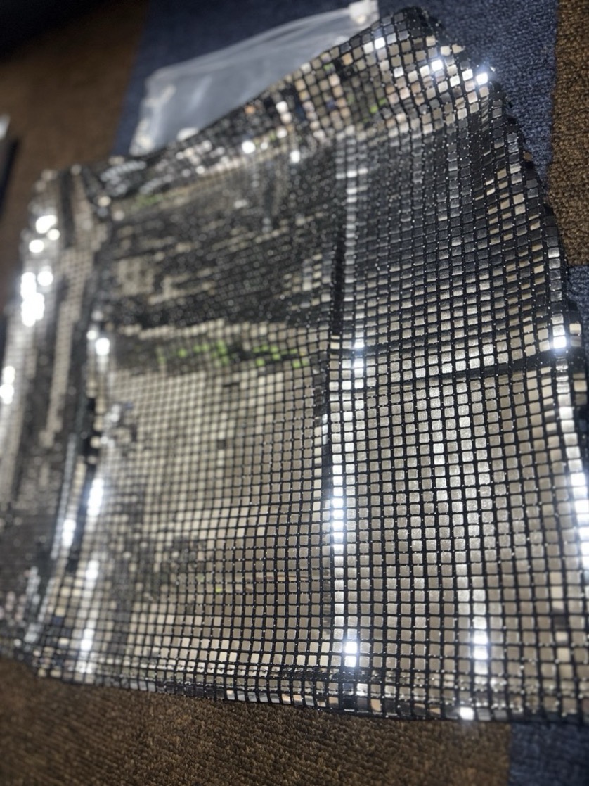 Novelty Square Sequin Mini Skirt Stretch Sexy Adorable Designed