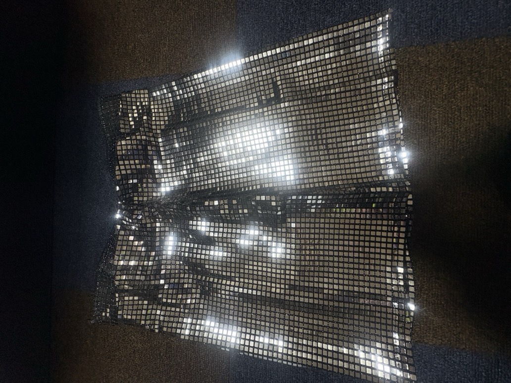 Novelty Square Sequin Mini Skirt Stretch Sexy Adorable Designed