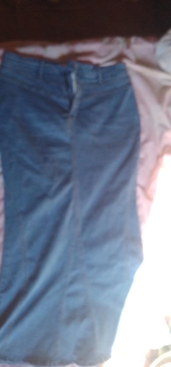 Flared Denim Maxi Skirt for Women Stylish High‑Waisted Attractive