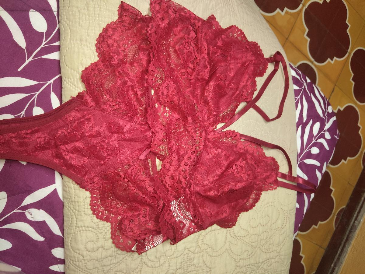 Lace Elegant Bra and Briefs Captivating Set 2-Piece Women